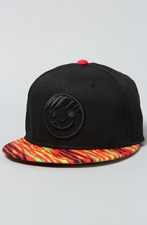 NEFF The Quest Cap in Black Rasta Concrete