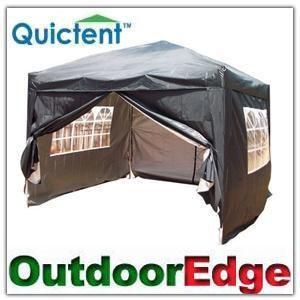 10x10 EZ Pop Up Party Wedding Tent Canopy Gazebo Black