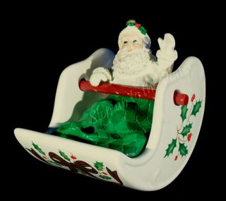  Christmas Centerpiece Holiday FERRIS WHEEL Replacement Santa Claus Car