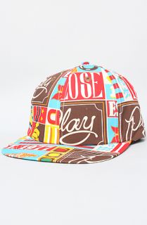 Play Cloths The Typo Hat in Multi Concrete