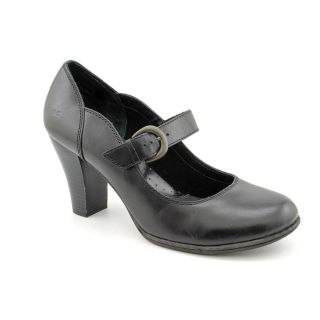 Born Faizon Womens Size 10 Black Leather Mary Janes Shoes