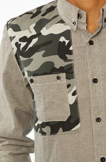 11 After 11 The General Buttondown LS Shirt in Gray