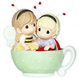 New Precious Moments Figurine Ladybug Bee Tea Mug Cup