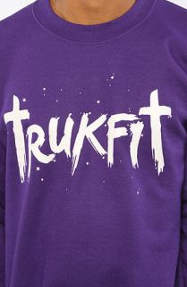 TRUKFIT The Galaxy Crewneck in Purple