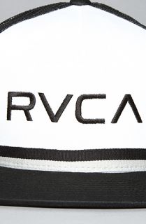 RVCA The Harlow Trucker Hat in Black Concrete