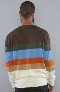 WeSC The Zoltan Sweater in Dark Brown Melange