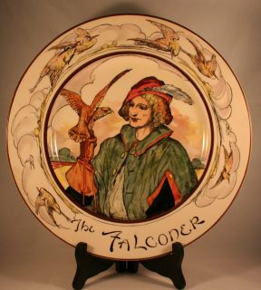 royal doulton the falconer plate numbered d6279 from the professional