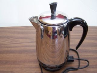 Vintage USA Farberware Superfast Coffee Maker Percolator