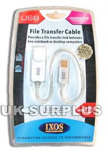 ixos file transfer cable brand new retail packaged e mail