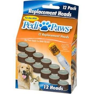 Pedipaws Replacement Filing Heads 12 Pack Pedi Paws