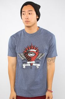 ORISUE The Third Eye Tee in Denim Heather