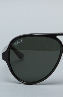Ray Ban The 59mm Cats 5000 Sunglasses in Black Polarized  Karmaloop