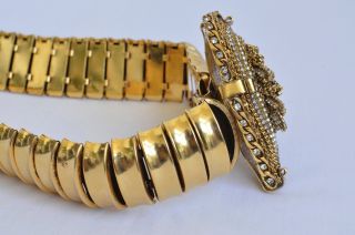 Erickson Beamon Gold Chain Link Gorgeous Statement Belt Jewelry Large