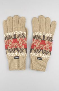 RVCA The Ghost Chant Gloves in Dark Khaki