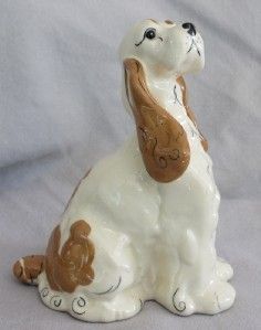 Kay Finch California Pottery ~ Dog Figurine ~ Excellent Cond ~ Cocker