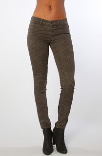 Dittos The Dawn Mid Rise Skinny Pany in Pewter Animal