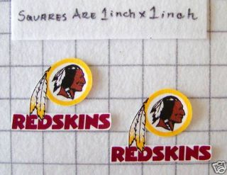 Washington Redskins Iron on Fabric Appliques No Sew