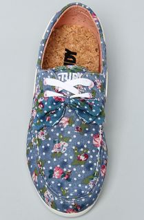 study the floral dock bow shoe in blue sale $ 21 95 $ 72 00 70 %