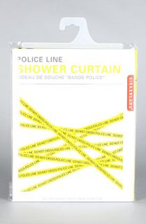 Kikkerland The Police Line Shower Curtain