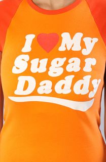 Married to the Mob The Sugar Daddy Tee in Orange