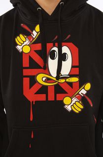 7th Letter The Spray Icon Hoody in Black