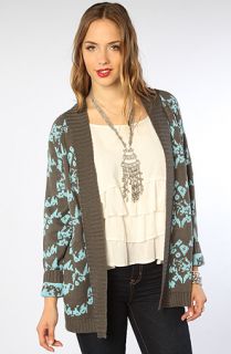 LA Boutique The Radness Cardigan in Gray