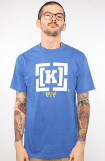 KR3W The Bracket Tee in Royal Concrete