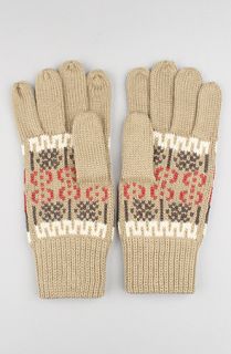 RVCA The Ghost Chant Gloves in Dark Khaki