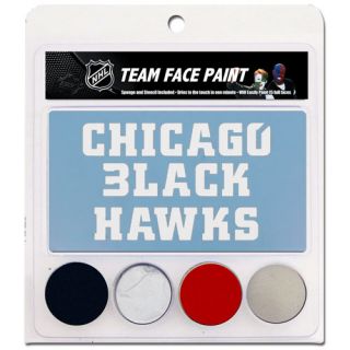 click an image to enlarge chicago blackhawks face paint with stencils