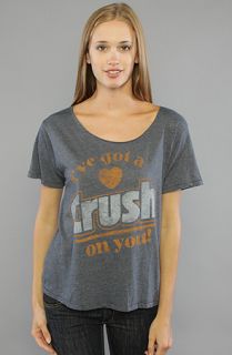 Junkfood Clothing The Crush Heather Vacation Tee