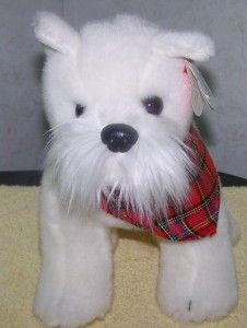 ty classic finlay white scottie dog current nwt