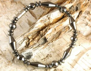 Shiny Black Circulation Mens Womens Magnetic Bracelet or Necklace
