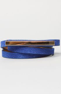 remi & reid The Skinny Mini Belt in Blue