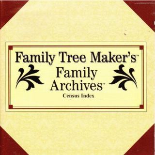 Family Tree Maker Family Archives Census Index U.S. Selected States