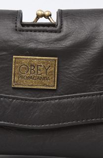 Obey The Midnight Wave Wallet Concrete