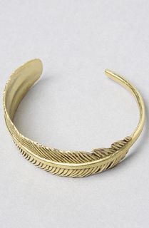 Monserat De Lucca Jewelry The Feather Bracelet in Brass  Karmaloop