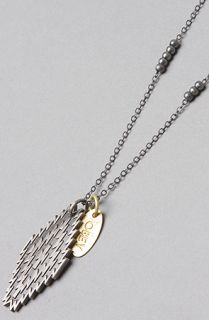 Obey The Indian Summer Necklace in Silver Oxide