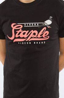 staple the script loop tee in black sale $ 18 95 $ 28 00 32 % off