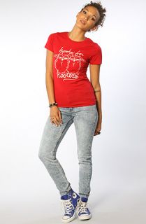 Vans The Vans X Kab Hootin For Hooters Tee in Jester Red  Karmaloop