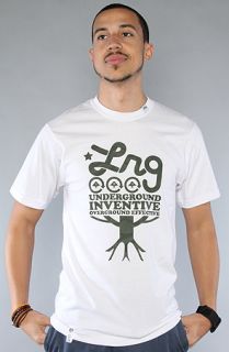 LRG Core Collection The Core Collection Six Tee in White  Karmaloop