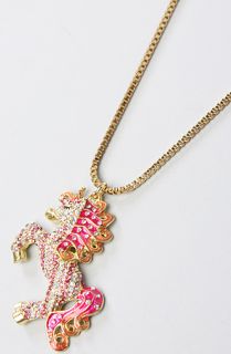 Betsey Johnson The 60s Mod Unicorn Pendant Necklace