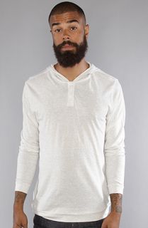 All Day The Henley Layering Hoody in Oatmeal Heather