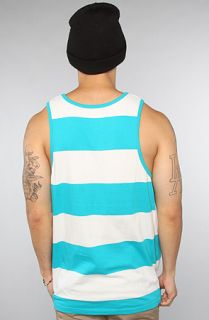 LRG The Elite Fleet Tank Top in Turquiose