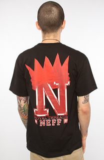 NEFF The Royal Threads Tee in Black Concrete