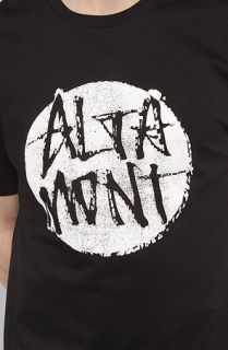 Altamont The Wallace Tee in Black Concrete