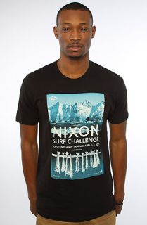 Nixon The Surf Challenge Tee in Black