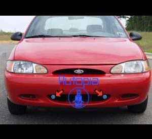 1998 2003 Ford Escort ZX2 Fog Lamps Lights 99 00 01 02 OK Driving Pair