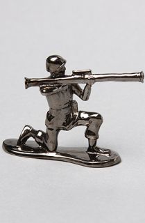 Mathmatiks Jewelry The Bazooka Army Man Incense Holder in Gunmetal