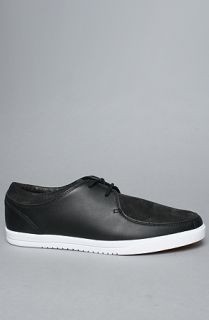 Clae The Bailey Sneaker in Black Nubuck Leather