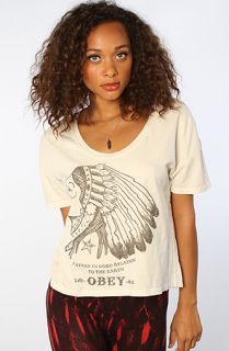 Obey The Good Relation To Earth Vintage Crop Tee